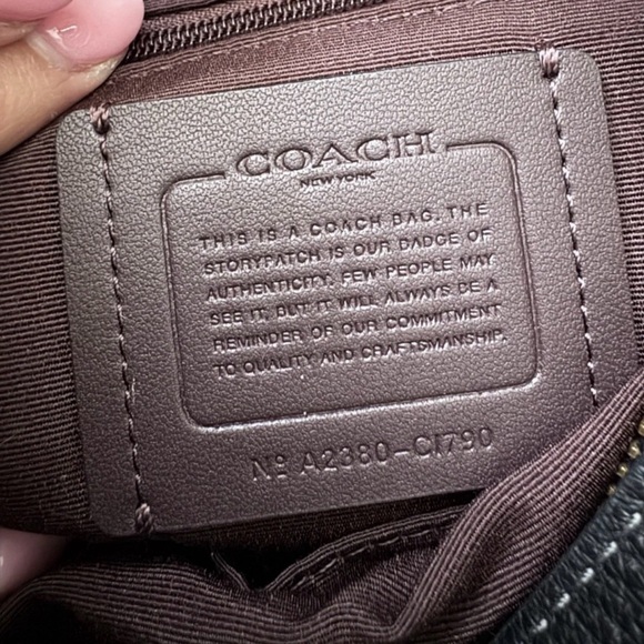 Coach Black Mara Hobo Shoulder/ Crossbody Bag - Picture 6 of 9